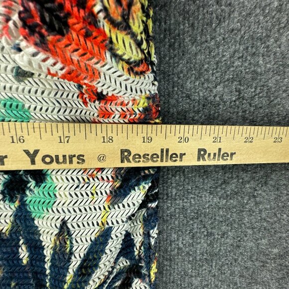 Ali Miles Cardigan Womens Petite Small Breathable Button Up Pockets Tropical - Picture 11 of 16